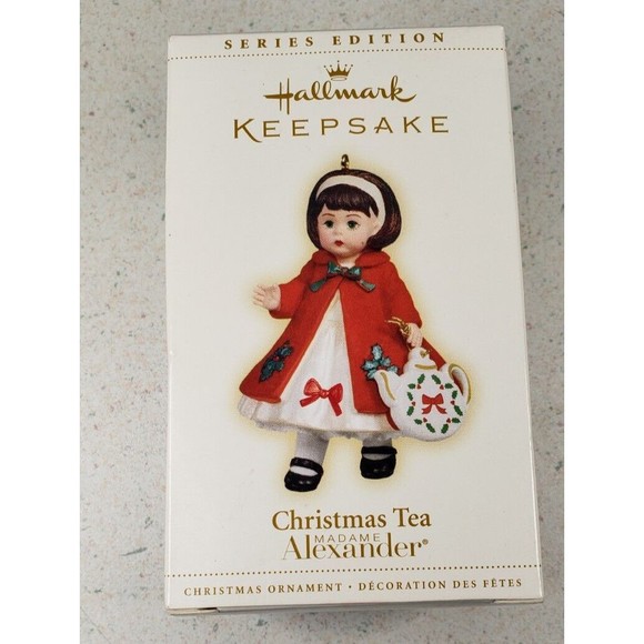 2006 HALLMARK KEEPSAKE MADAME ALEXANDER CHRISTMAS TEA DOLL ORNAMENT SERIES NO 11 - Picture 1 of 16